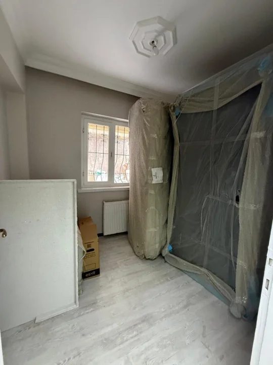 Keçiören Günsazak Caddesi Satılık 3+1 Giriş Kat Daire | Otoparklı Bahçeli Full Yapılı