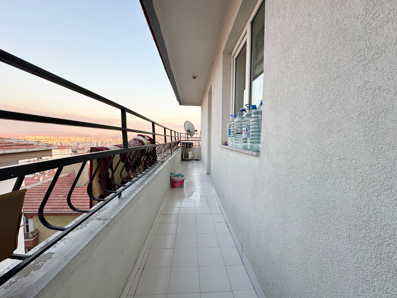 Keçiören Kuşcağız Mahallesi Satılık 3+1 4. Kat Daire | Şehir Manzaralı İskanlı Mantolamalı