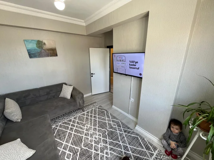 Keçiören  Satılık 3+1 Daire | 1. Kat Asansörlü Full Yapılı Cam Balkonlu Masrafsız Fırsat