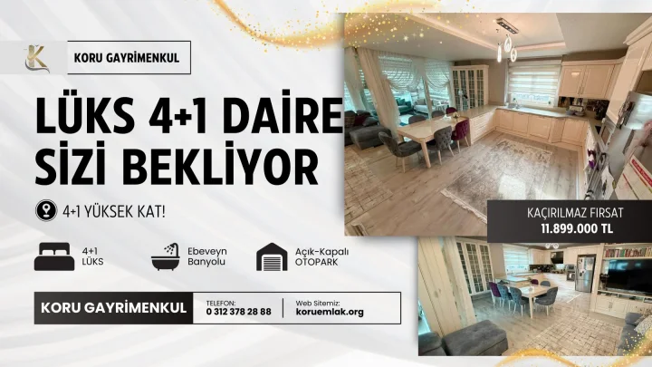 PAMUKLAR'IN EN GÖZDE SİTESİNDE YÜKSEK KATTA 4+1 LÜKS DAİRE