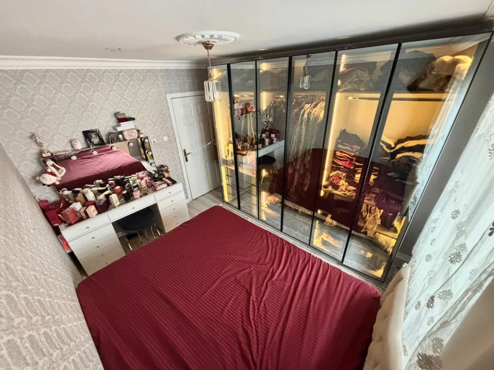 Kuşcağız Satılık 3+1 Yüksek Kat Ankara Manzaralı Şömineli Ultra Lüks Full Yapılı Daire