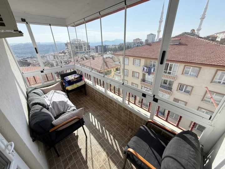 Keçiören Satılık 3+1 Yerden Isıtma Ultra Lüks Özel Tasarım Cam Balkonlu Daire